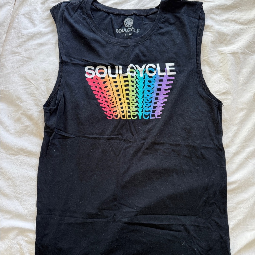 soulcycle PRIDE Black Tank